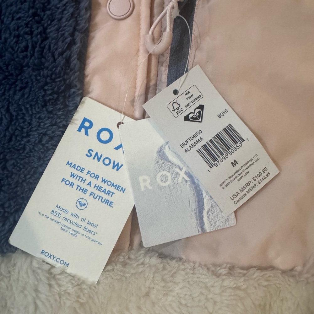 NWT Roxy Mockneck Fleece - Picture 6 of 6